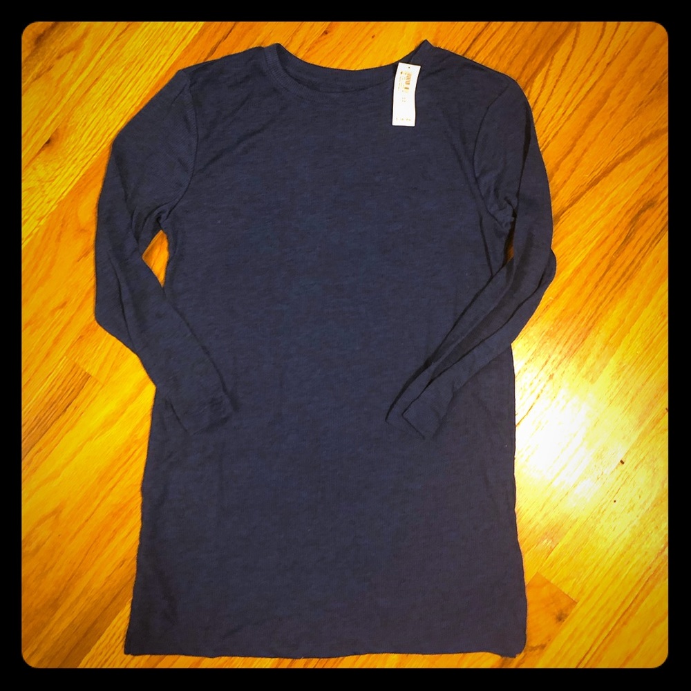 NWT Old Navy Soft Ribbed Crewneck Long sleeve Top
